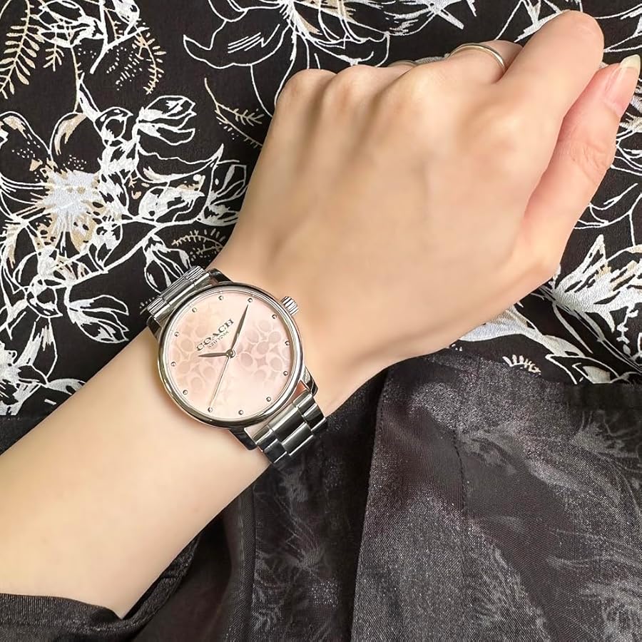 COACH 14000088 腕時計 +替えベルト レディース 並行輸入品 COACH コーチ 時計 ステンレススチール レザー ジャガード